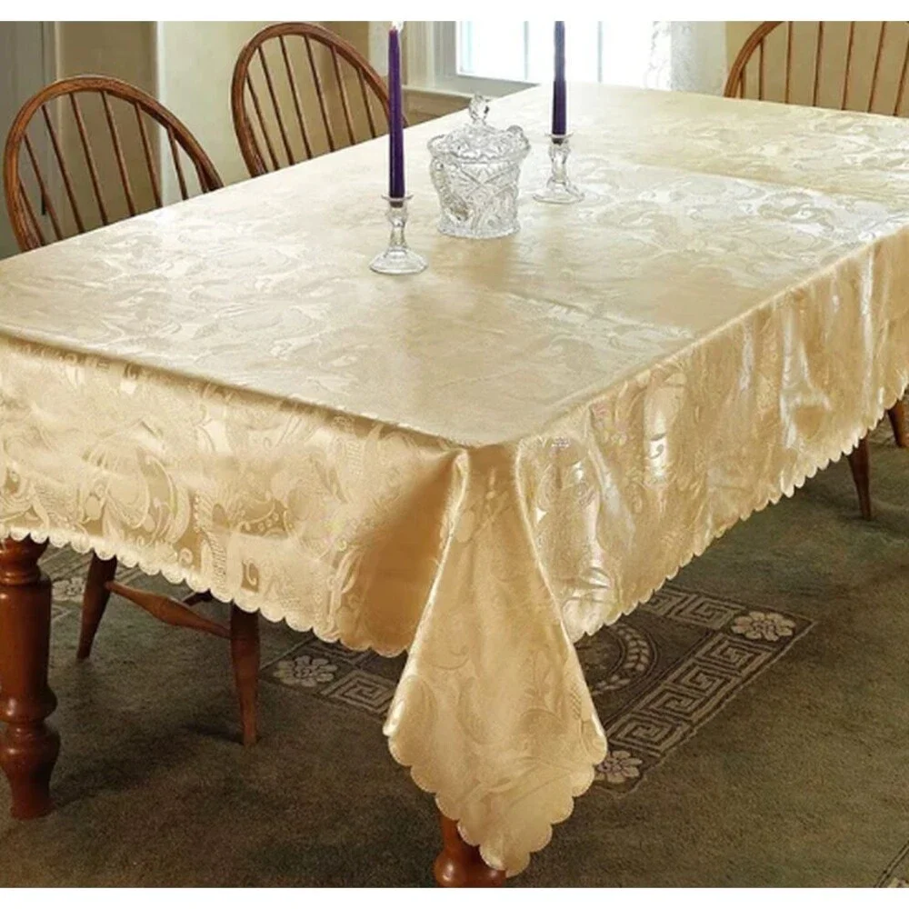 Printed Fabric Tablecloth, 60